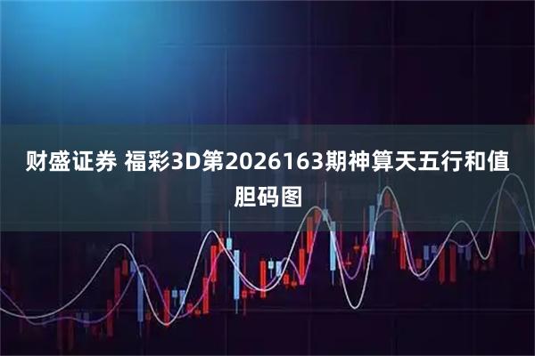 财盛证券 福彩3D第2026163期神算天五行和值胆码图