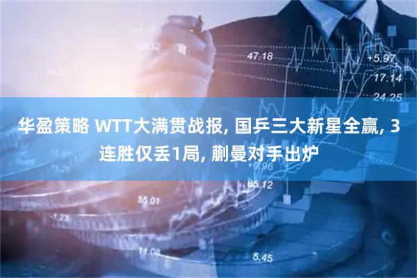 华盈策略 WTT大满贯战报, 国乒三大新星全赢, 3连胜仅丢1局, 蒯曼对手出炉